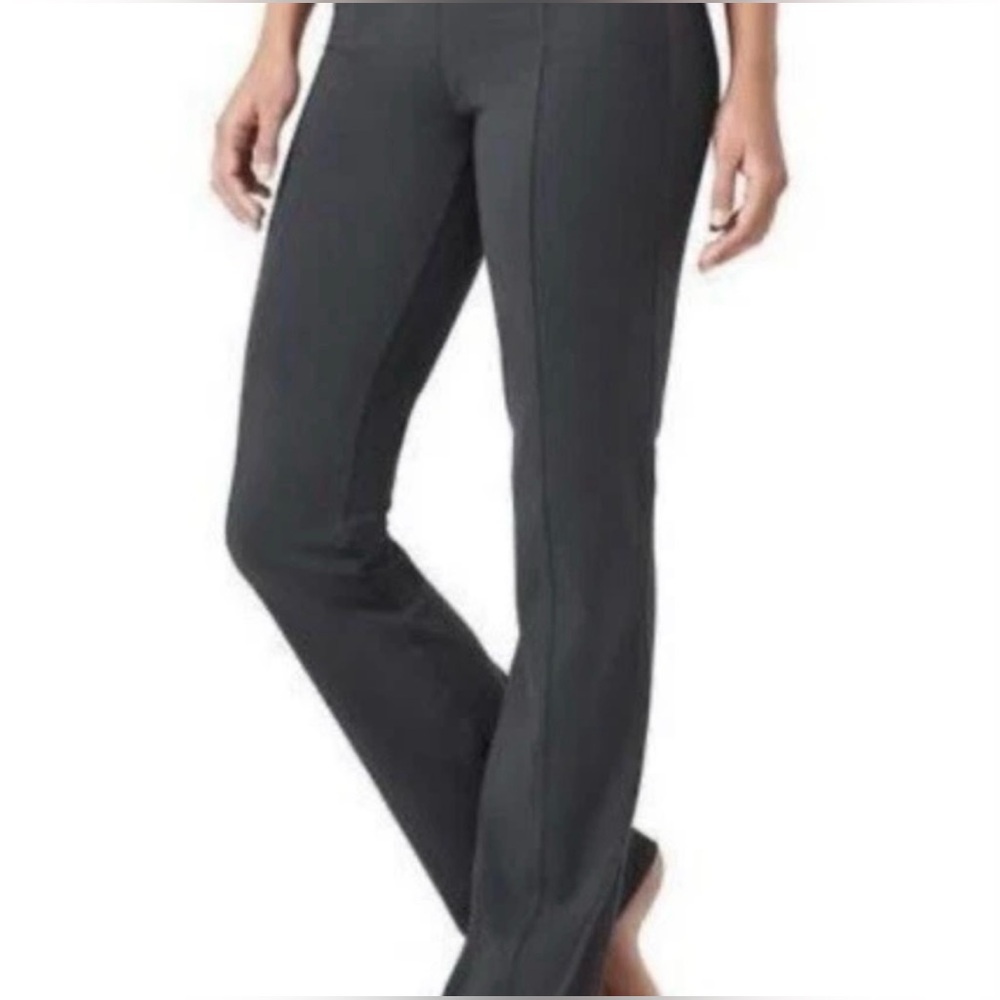Black Athleta Straight Leg Stretchy Pants sz Small